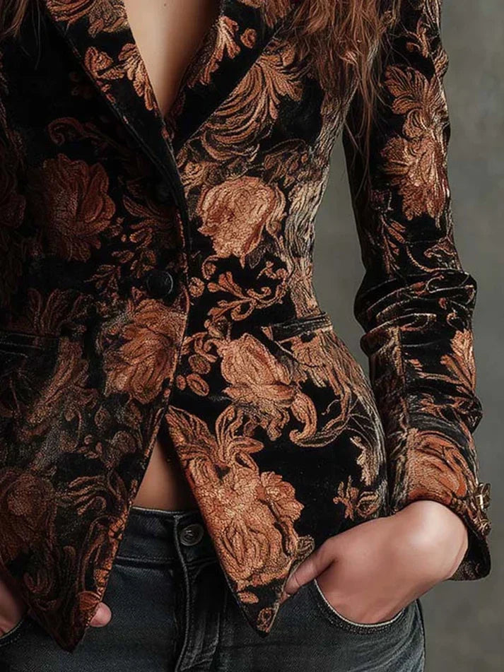 Celeste | Blazer con Estampado Floral